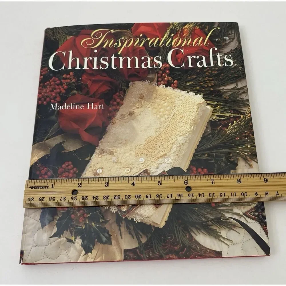 Inspirational Christmas Crafts by Madeline Hart (1998, Hardcover)